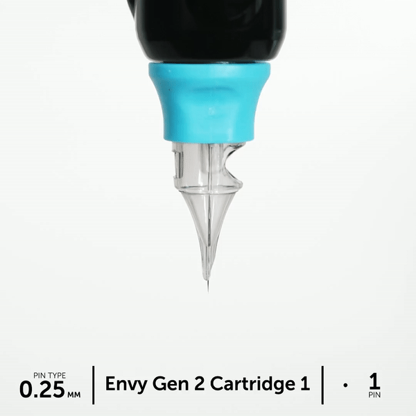 TATSoul Envy Gen 2 Cartridge 1 #8 Bugpin Round Liner .25mm