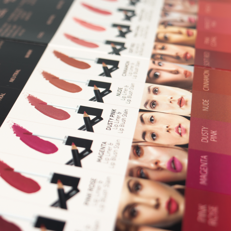 I 💋 INK Lip Collection Colour Chart